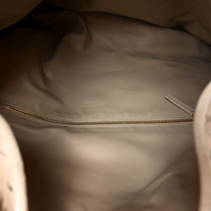 Bottega Veneta Suede Intrecciato Large Hop Ecru 5 of 11