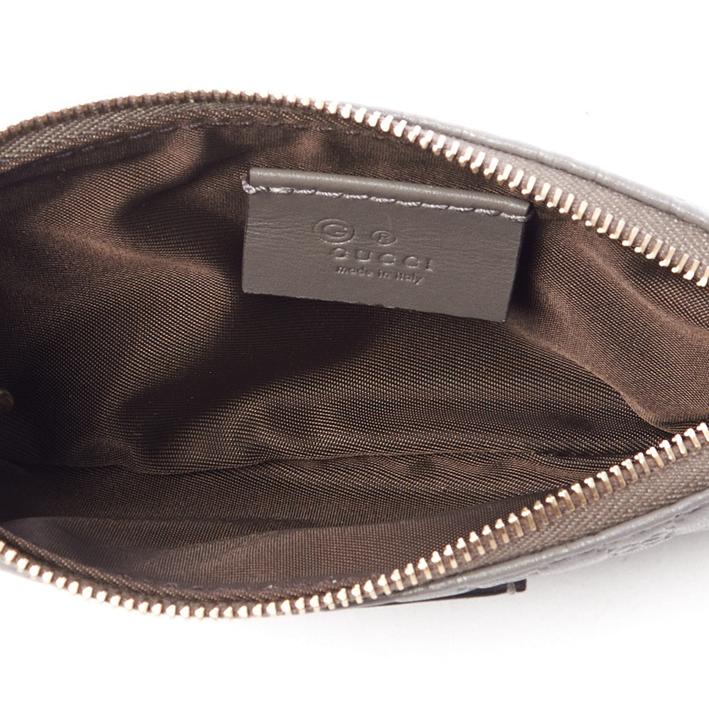 Gucci Soft Microguccissima Key Ring Coin Case Loess 7 of 10