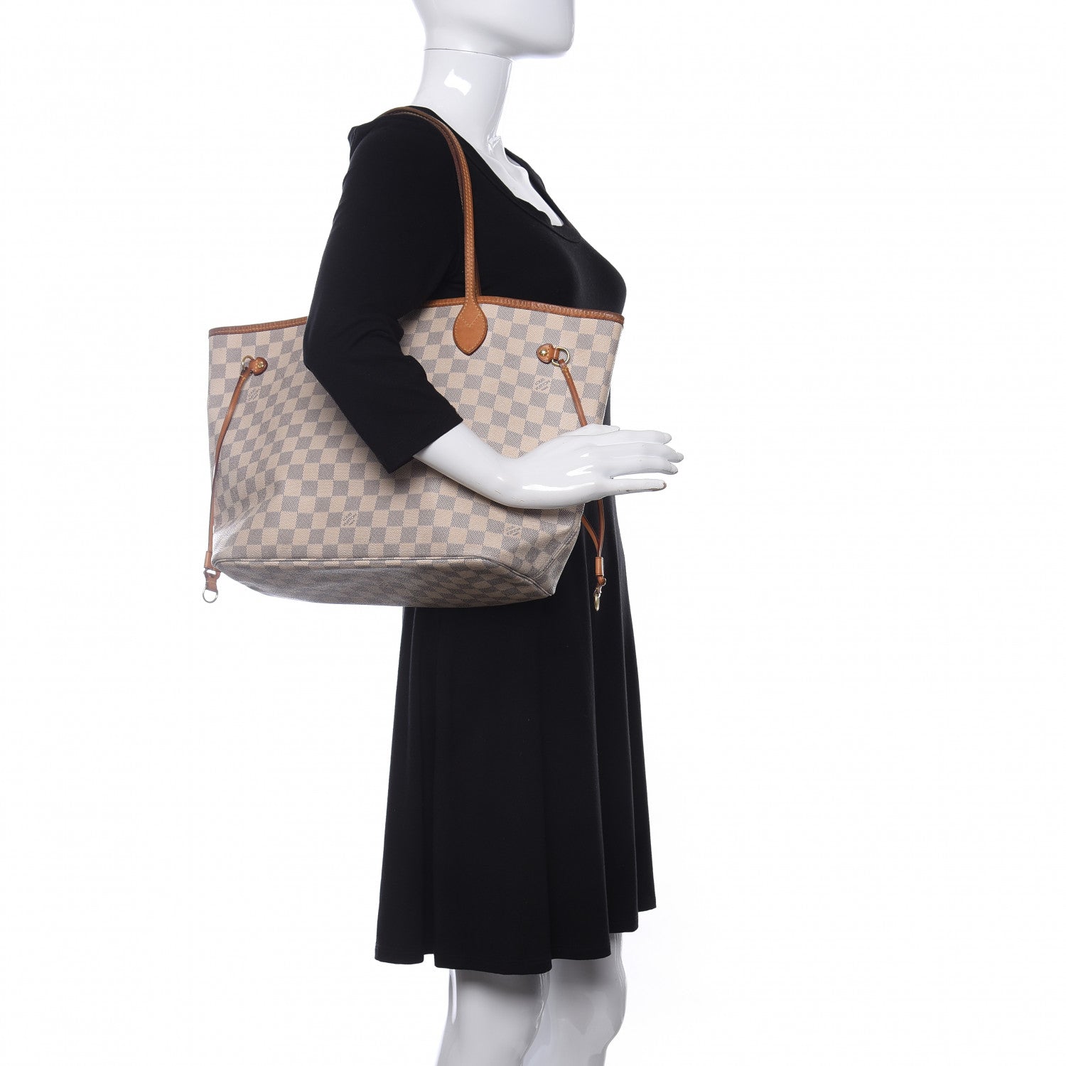 Louis Vuitton Damier Azur Neverfull MM 2 of 13