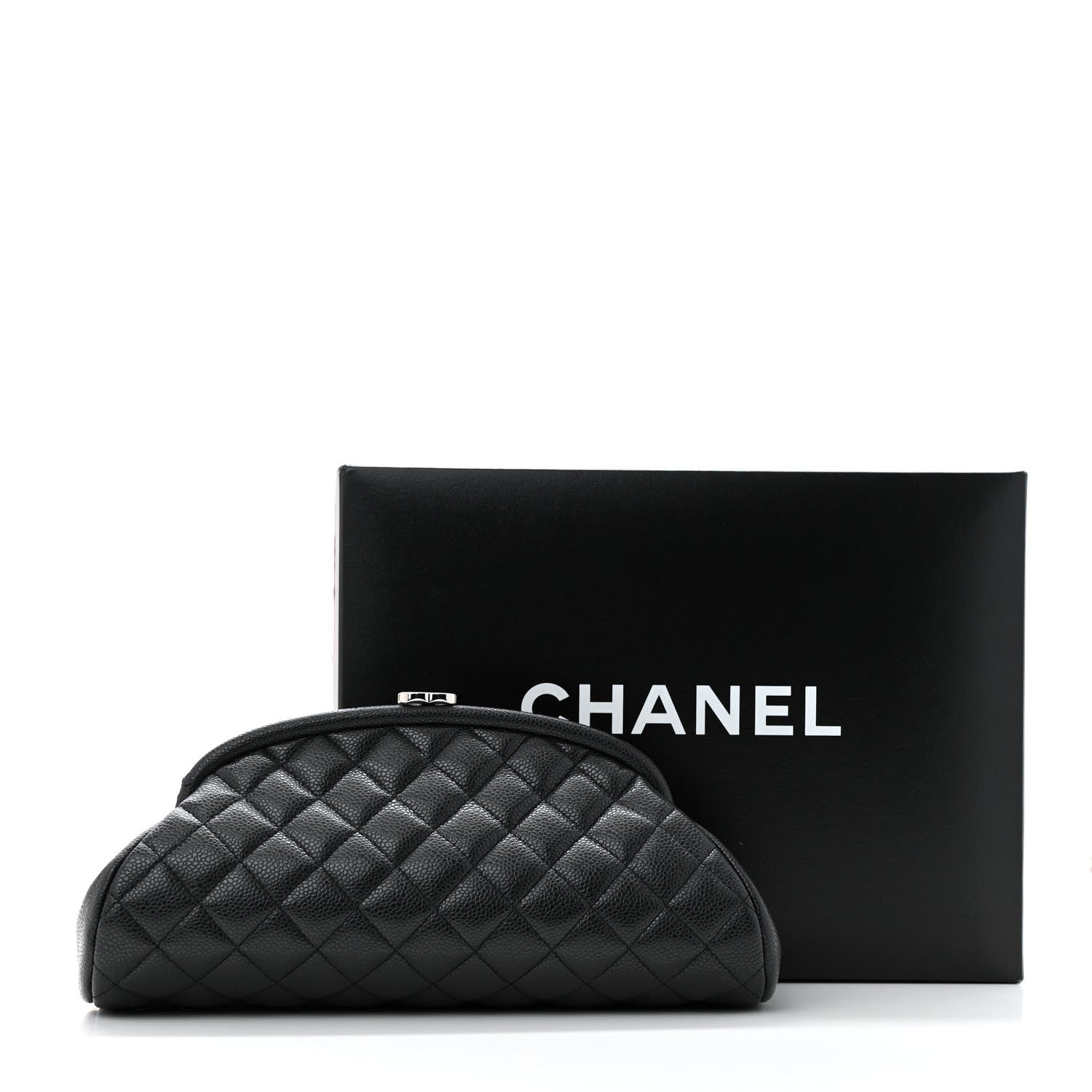 Chanel Caviar Quilted Timeless Clutch Black 11 of 11
