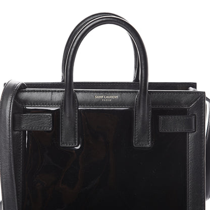 Saint Laurent Patent Calfskin Nano Sac de Jour Black 5 of 7