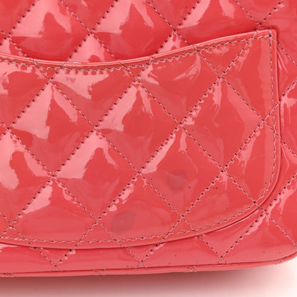 Chanel Patent Quilted Mini Square Flap Pink 11 of 12