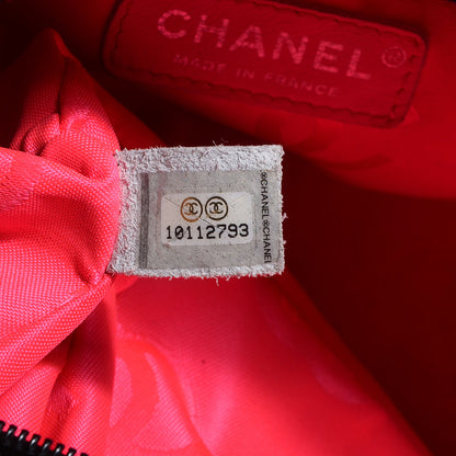 Chanel Calfskin Quilted Large Cambon Bowler Pink Black 7 of 7