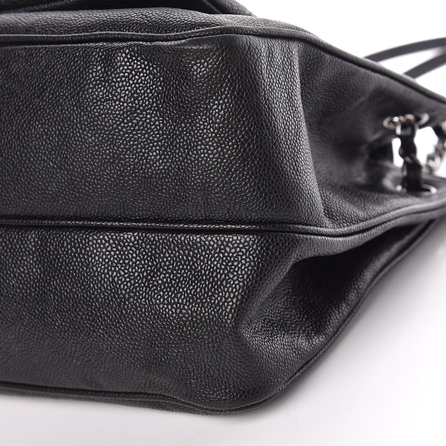 Caviar Mademoiselle Accordion Flap Black
