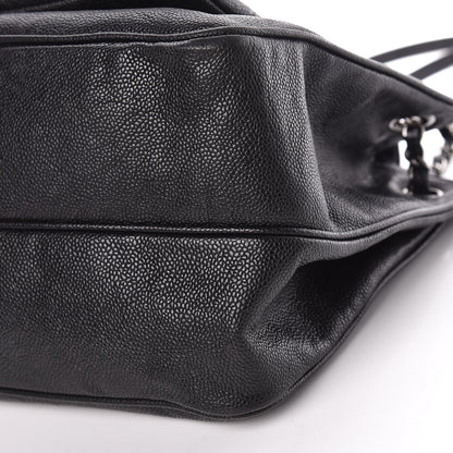 Chanel Caviar Mademoiselle Accordion Flap Black 6 of 13