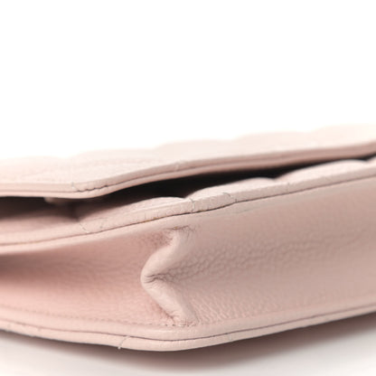 Chanel Caviar Quilted Wallet On Chain WOC Light Pink 8 of 10