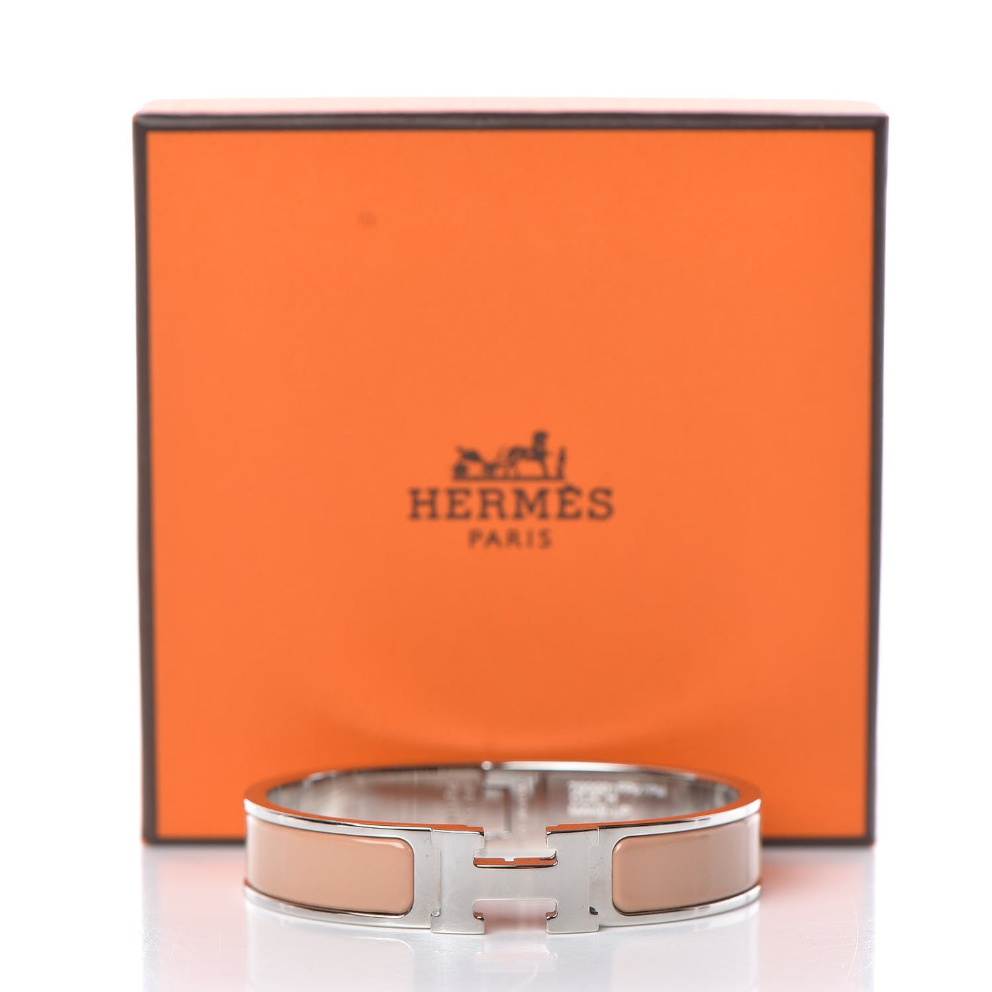 Enamel Narrow Clic Clac H Bracelet PM Makeup