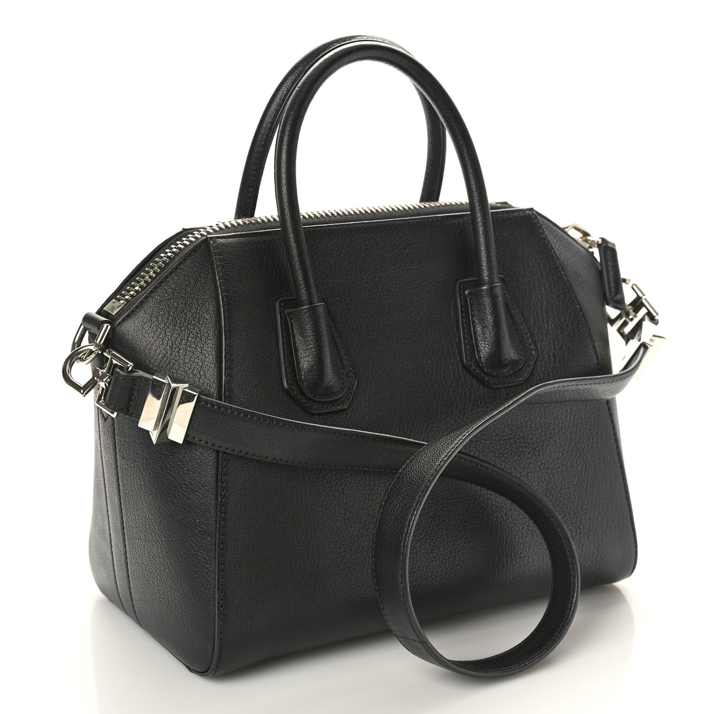 Sugar Goatskin Small Antigona Black