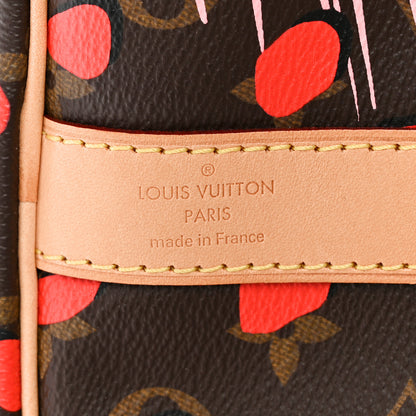 Louis Vuitton Monogram Jungle Dots Keepall Bandouliere 50 Sugar Pink Poppy 5 of 10