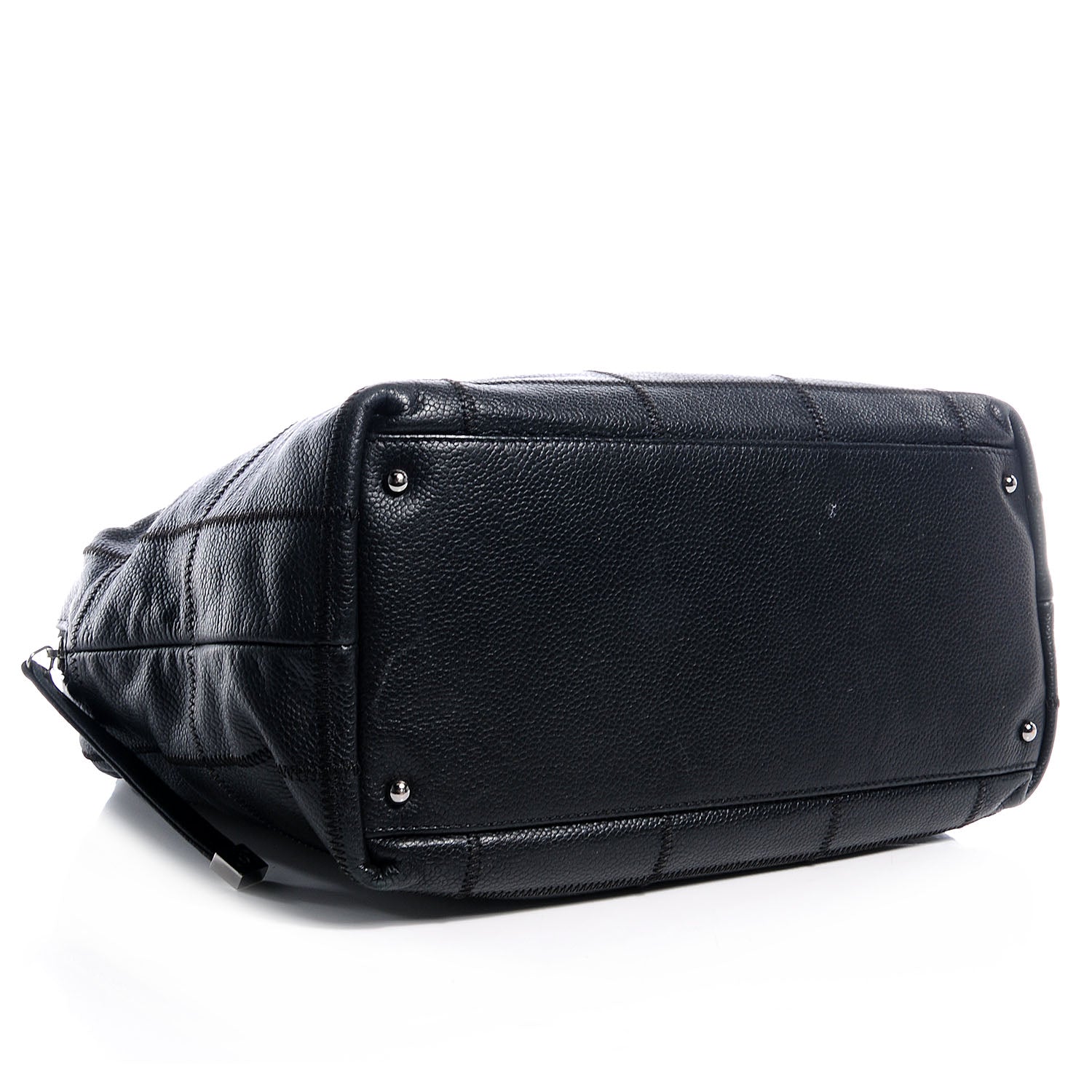 Chanel Caviar Square Stitched Tote Black 4 of 7