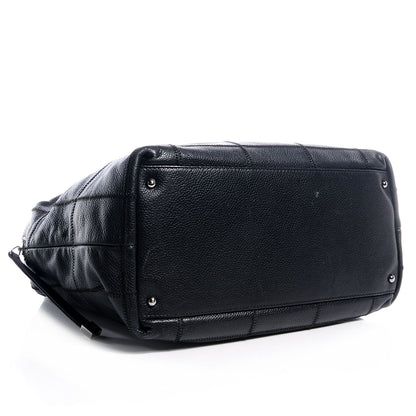 Chanel Caviar Square Stitched Tote Black 4 of 7