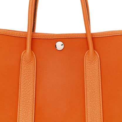 Hermes Toile Negonda Garden Party 30 TPM Orange 7 of 13