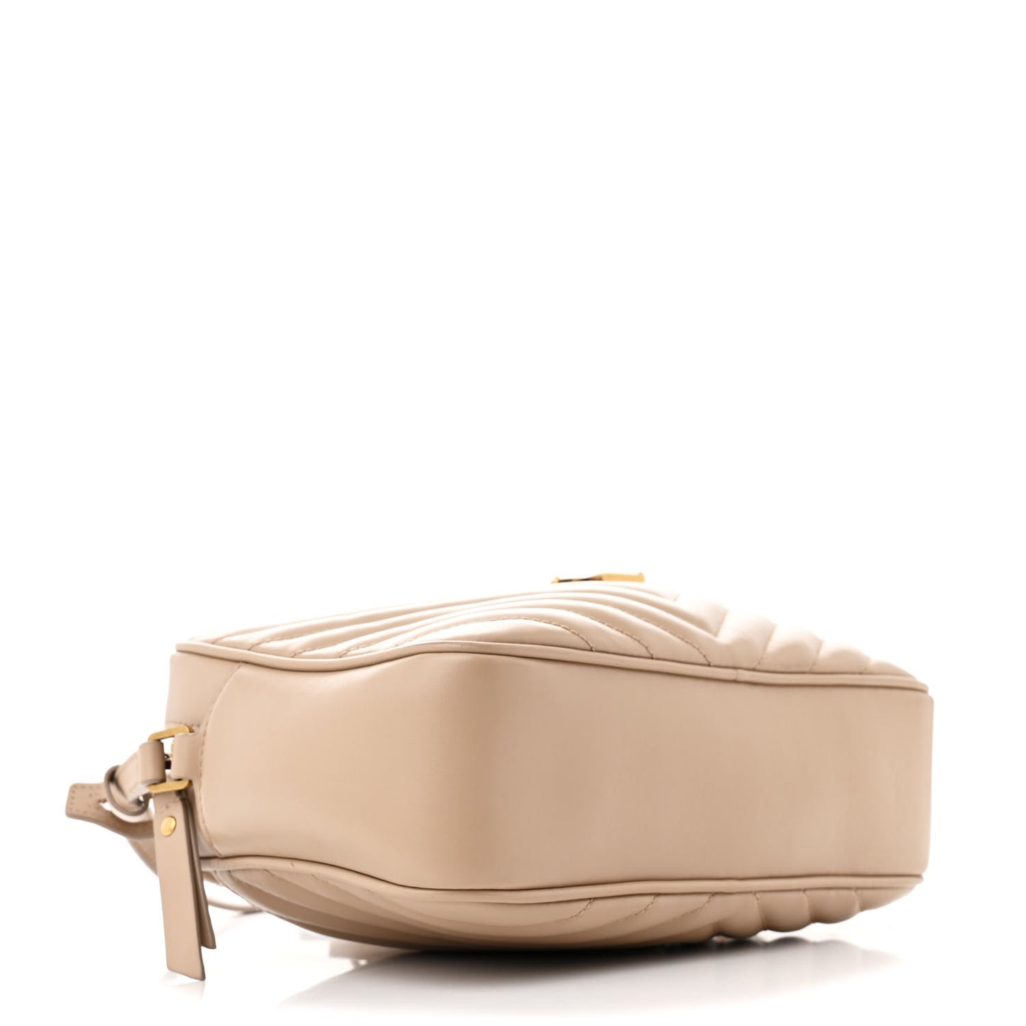 Calfskin Matelasse Monogram Lou Camera Bag Dark Latte