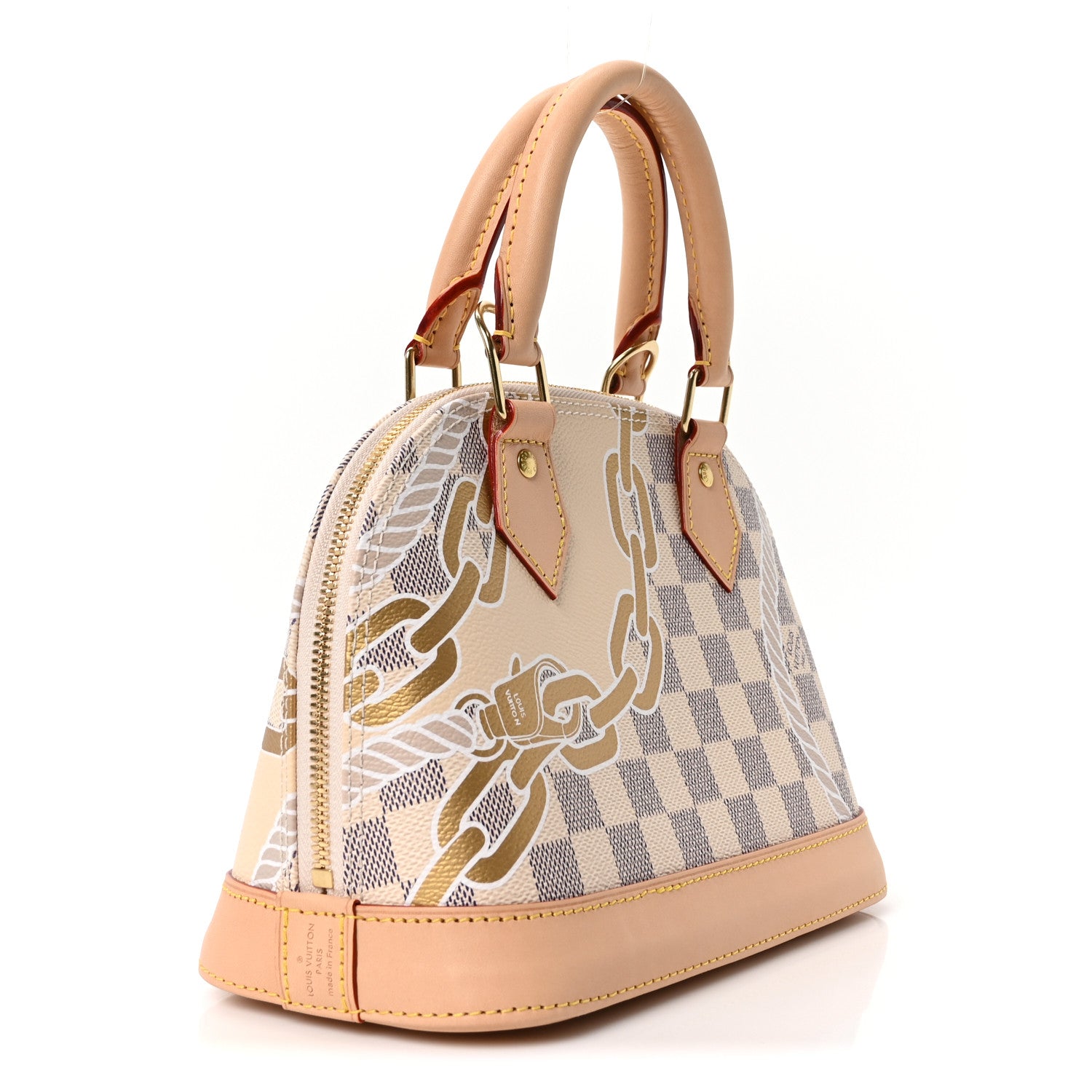 Louis Vuitton Damier Azur Nautical Alma BB 3 of 9