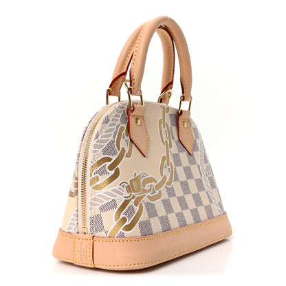 Louis Vuitton Damier Azur Nautical Alma BB 3 of 9