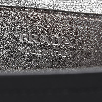 Prada Saffiano Cuir Small Double Bag Black 7 of 12