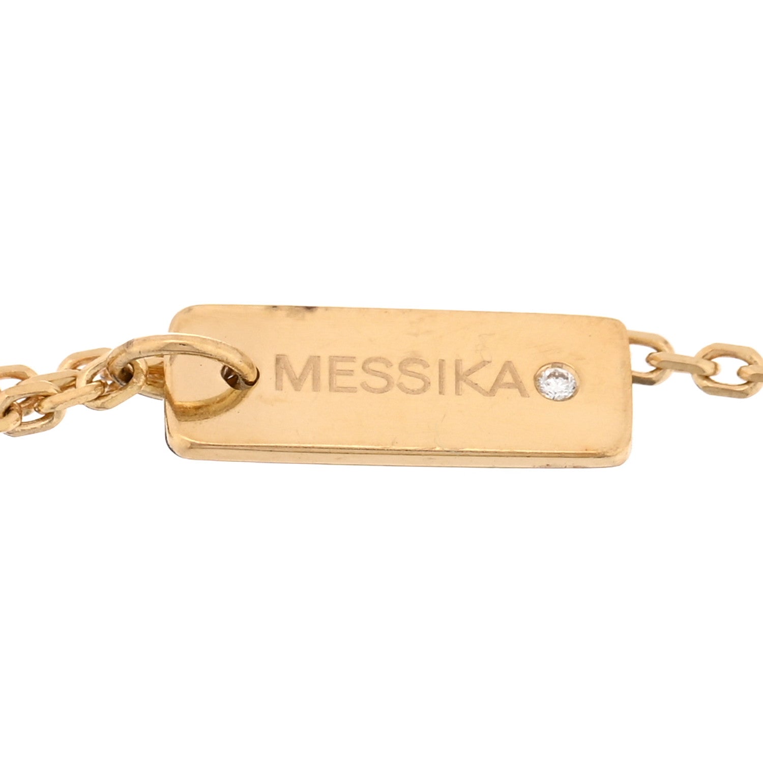 Messika 18K Yellow Gold Diamond Move Uno Pave Bracelet 3 of 4