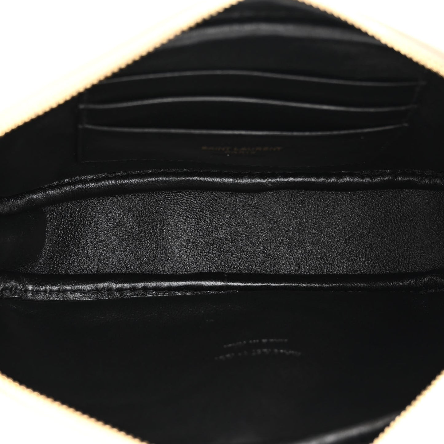 Grain De Poudre Matelasse Monogram Mini Lou Camera Bag Crema Soft