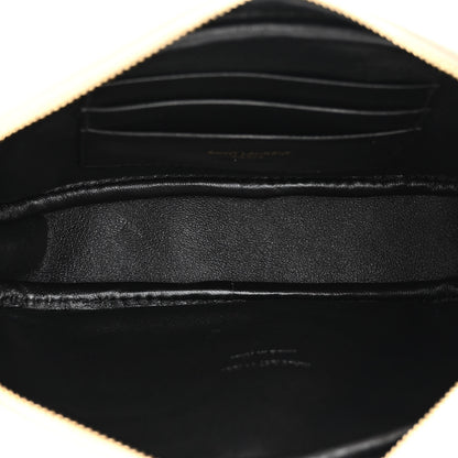 Saint Laurent Grain De Poudre Matelasse Monogram Mini Lou Camera Bag Crema Soft 5 of 11