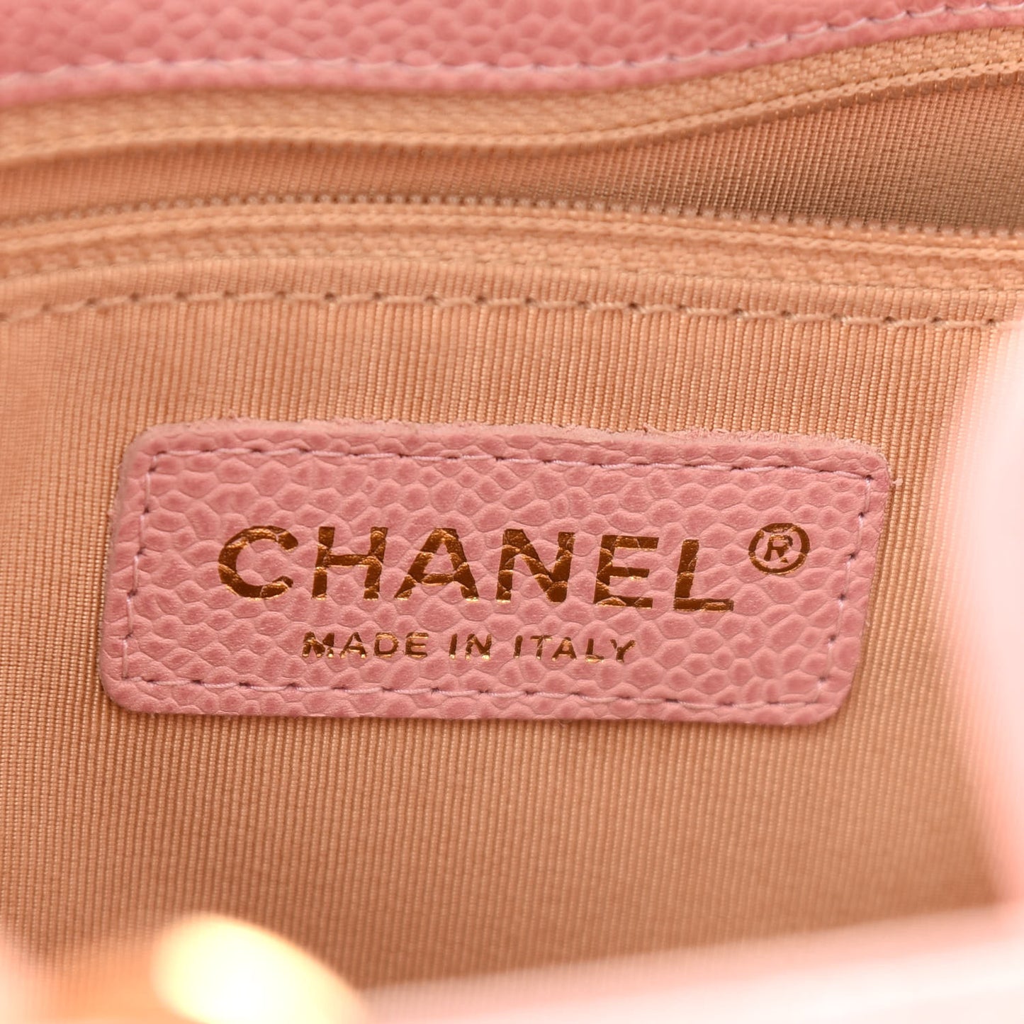 Caviar Quilted Petit Shopping Tote PST Pink