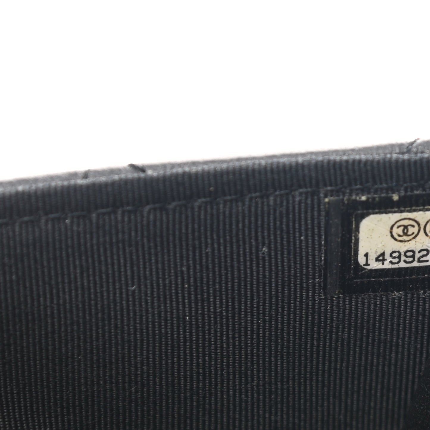 Lambskin Quilted Wallet On Chain WOC Black