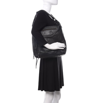 Balenciaga Agneau Classic Hardware Day Hobo Black 2 of 10