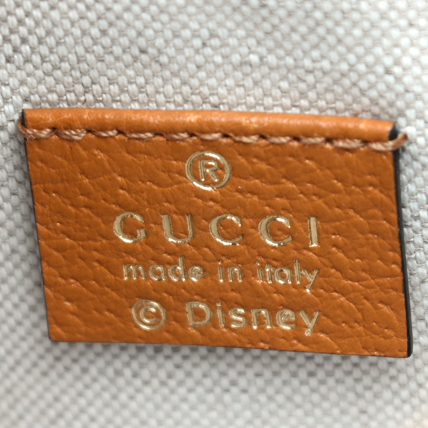 X DISNEY Mini Vintage GG Supreme Monogram Bucket Bag Beige Vintage Sun Oil