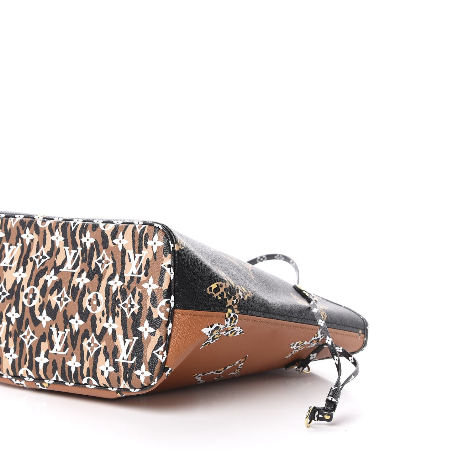 Monogram Giant Jungle Neverfull MM Black