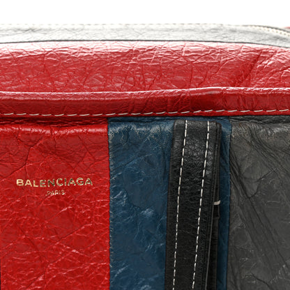 Balenciaga Agneau Arena Multicolore Medium Bazar Shopper Tote Grey White Black Red Blue 15 of 22