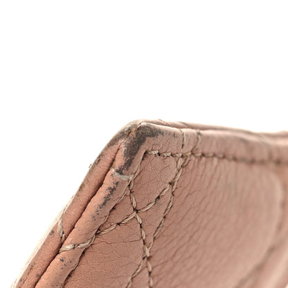 Christian Dior Supple Calfskin Cannage Caro Five-Slot Card Holder Rose Des Vents 8 of 9