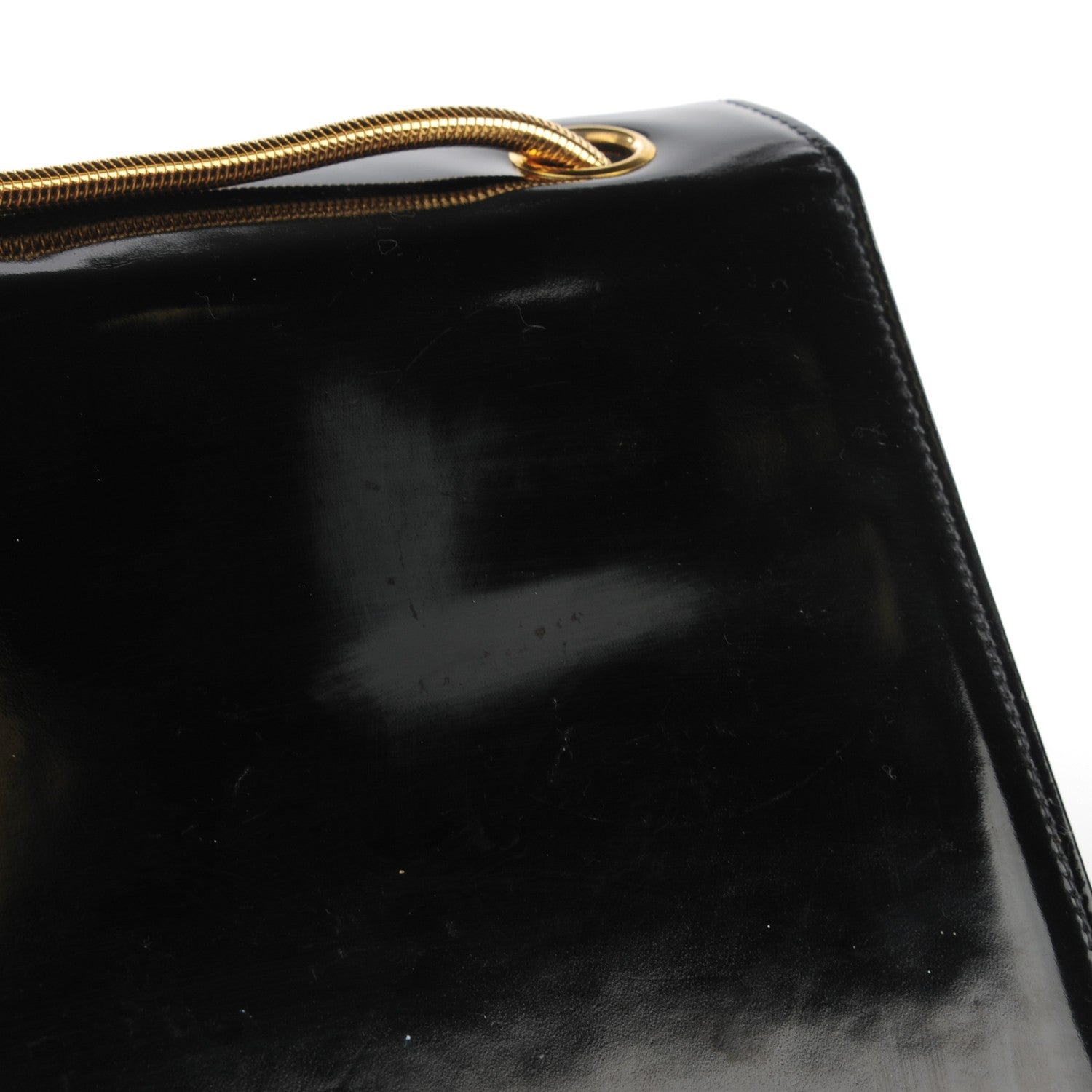 Chanel Vinyl CC Flap Black 11 of 11