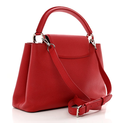 Louis Vuitton Taurillon Capucines BB Rubis 3 of 10
