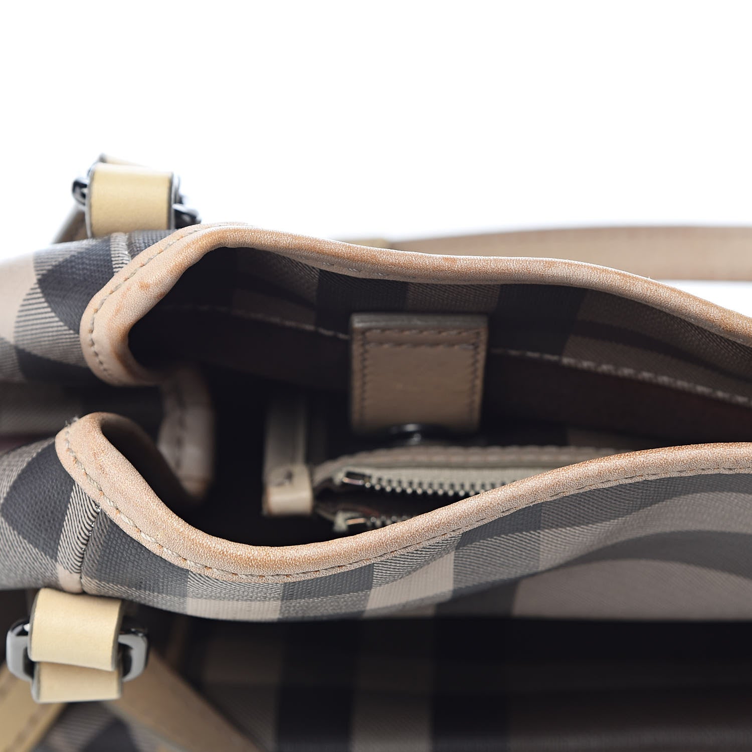 Burberry Smoked Check Small Canterbury Tote Trench 8 of 16