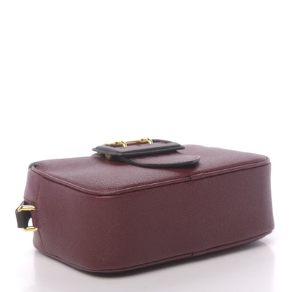 Burberry Soft Grain Calfskin Small Buckle Zip Bag Red 4 of 12