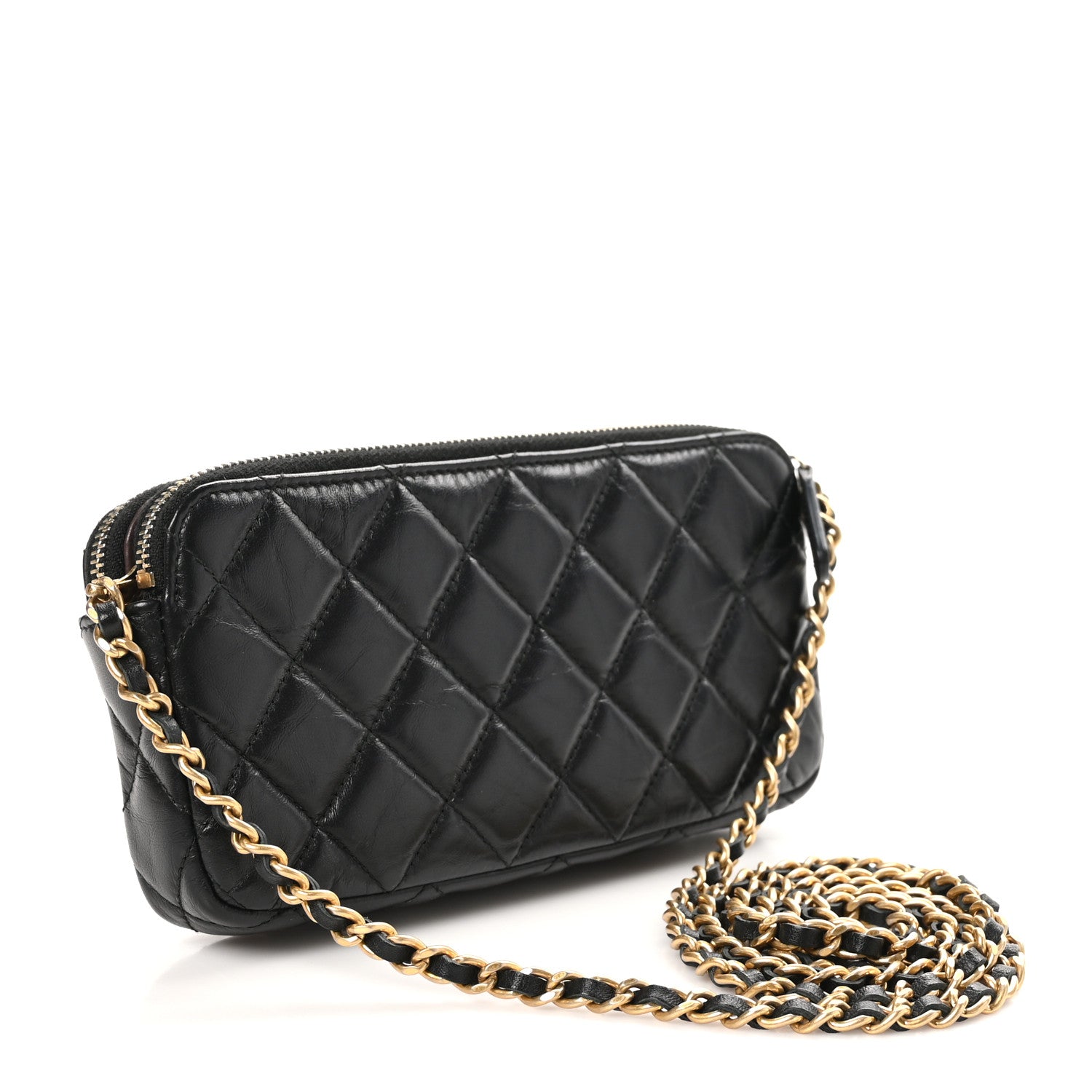 Chanel Aged Calfskin Lucky Charms 2.55 Reissue Small Clutch With Chain Black 3 of 12