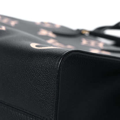 Louis Vuitton Empreinte Monogram Giant Onthego MM Black Beige 8 of 10