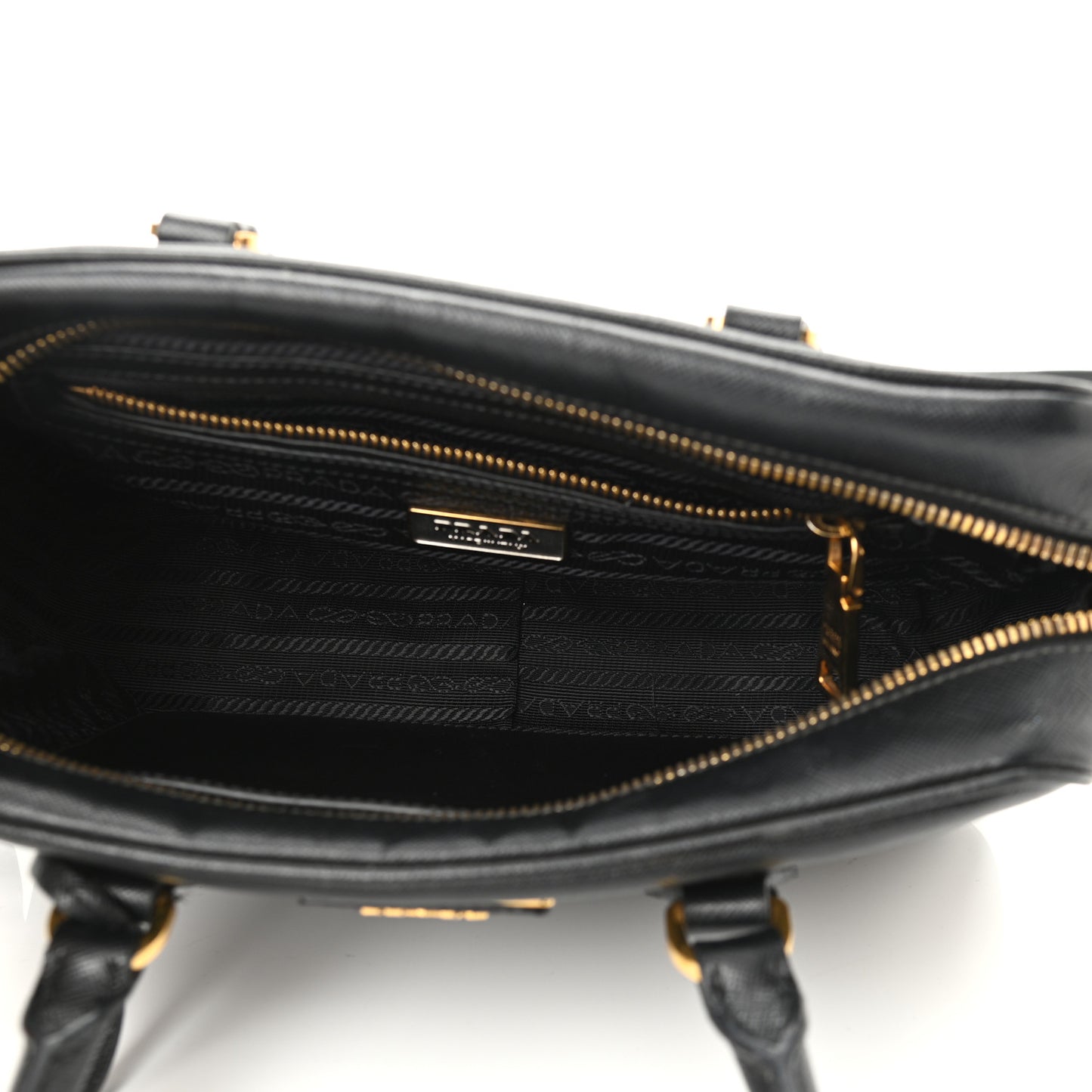 Saffiano Lux Petite Bowler Black