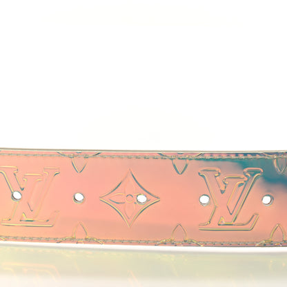 Louis Vuitton PVC Monogram 40mm LV Initiales Reversible Belt 85 34 Iridescent Prism 4 of 6