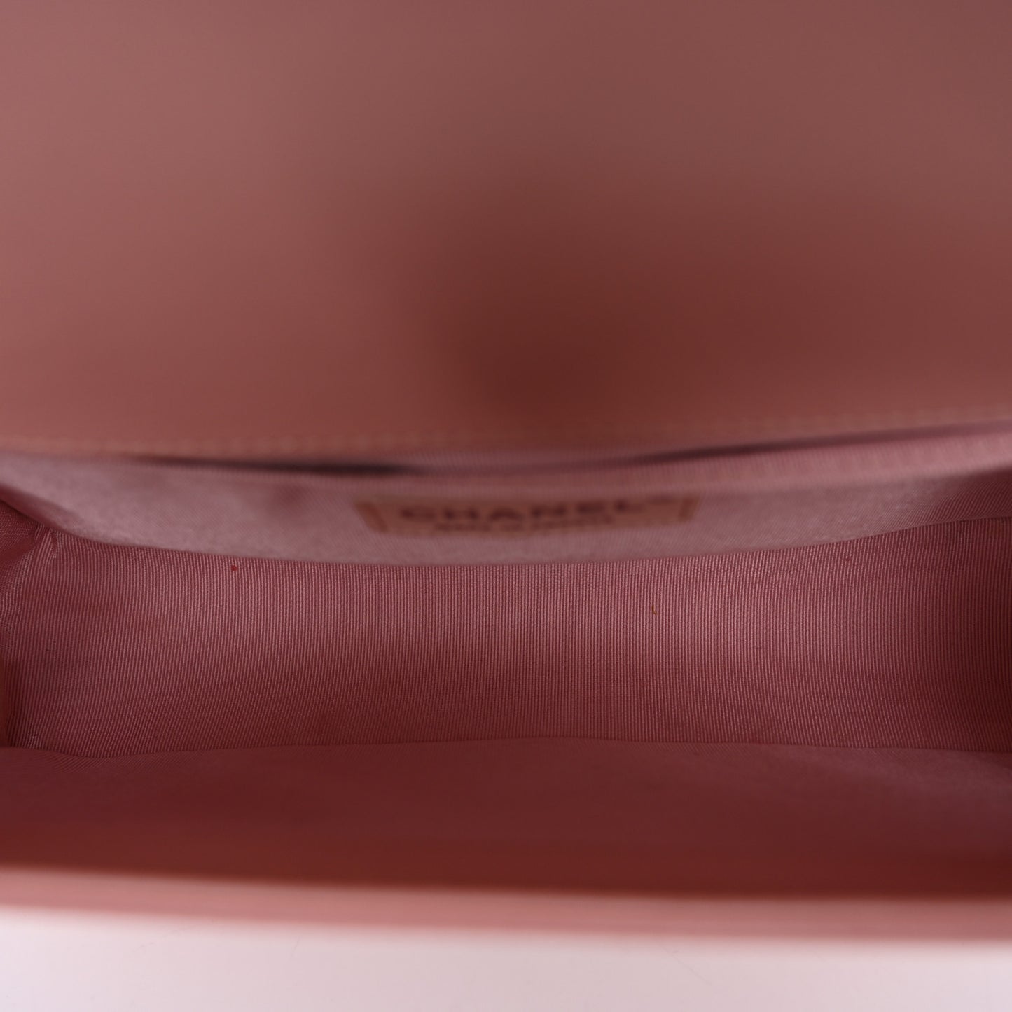 Lambskin Quilted Medium Boy Flap Light Pink