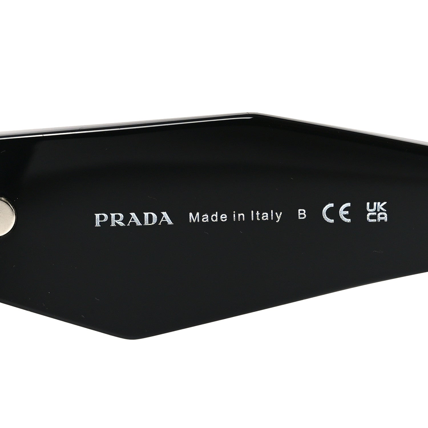 Prada Acetate Symbole Sunglasses SPR 17W Black 5 of 7