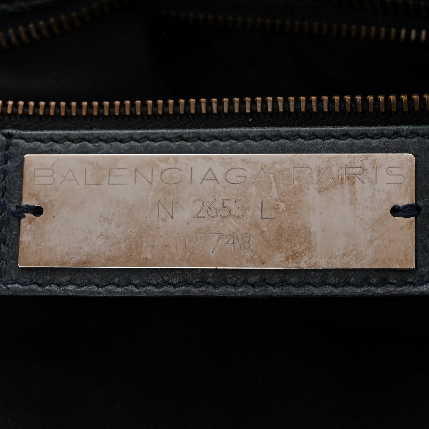 Balenciaga Agneau Classic Hardware City Dark Night 7 of 11