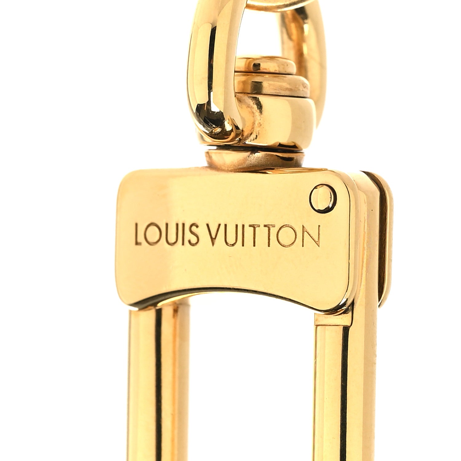 Louis Vuitton Blooming Garden Bag Charm Key Holder Gold 3 of 5