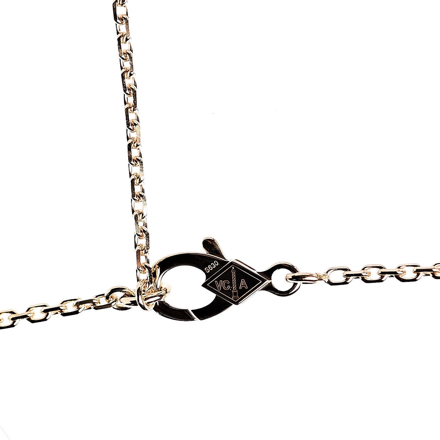 18K Yellow Gold Vintage Alhambra Pendant Necklace