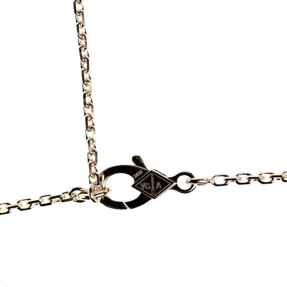 Van Cleef & Arpels 18K Yellow Gold Vintage Alhambra Pendant Necklace 6 of 8