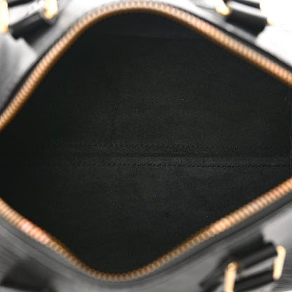 Louis Vuitton Epi Speedy 25 Black 6 of 14