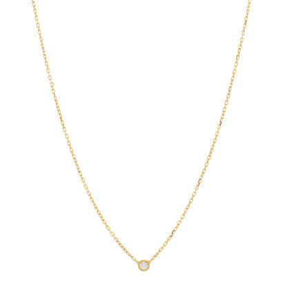 Cartier 18K Yellow Gold Diamond SM D'Amour Pendant Necklace 1 of 3