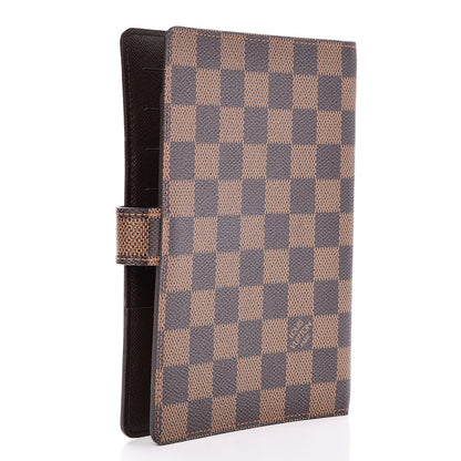 Louis Vuitton Damier Ebene Medium Ring Agenda Cover 3 of 7