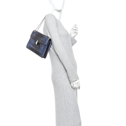 Bulgari Karung Serpenti Forever Crossbody Dark Blue 2 of 9