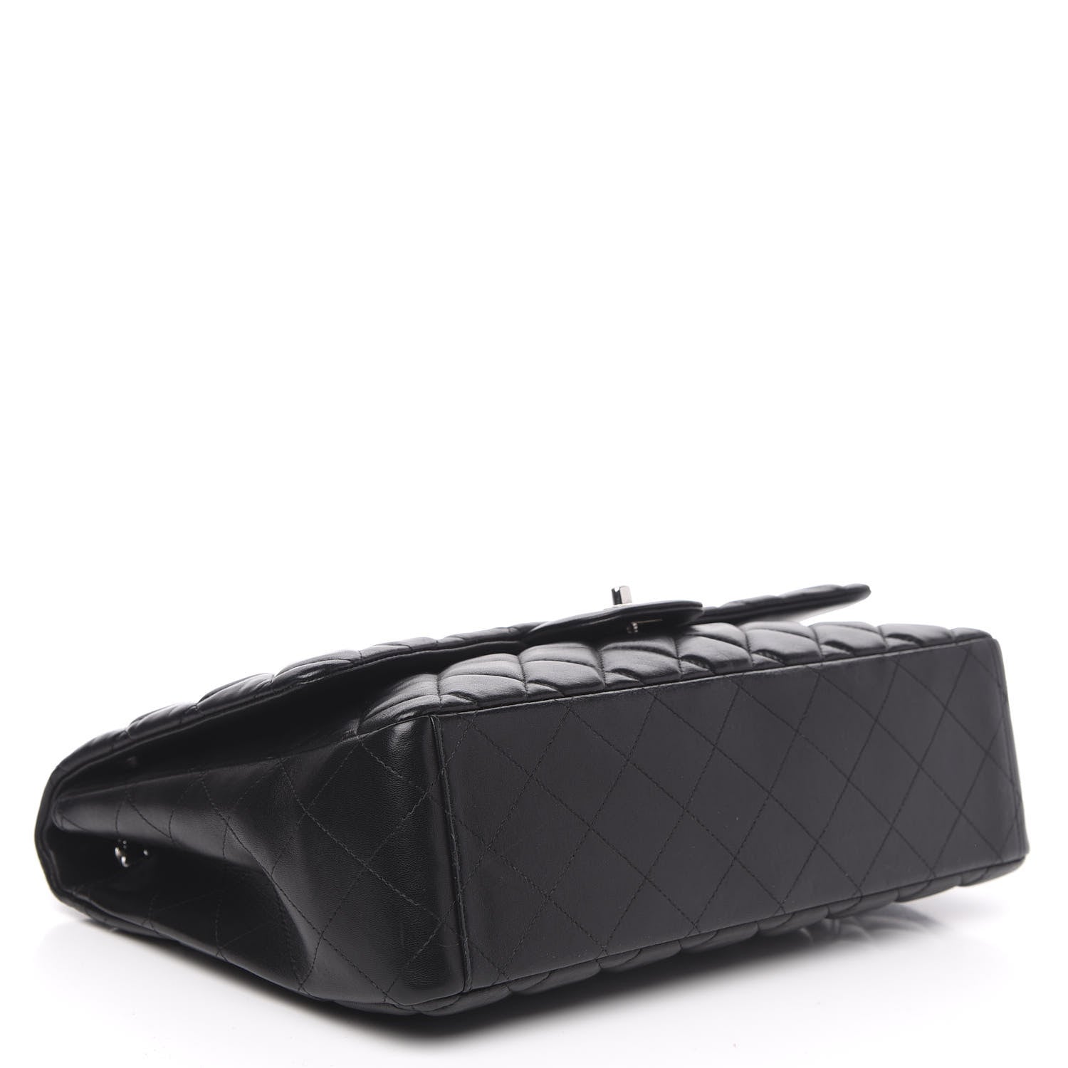 Chanel Lambskin Quilted Maxi Single Flap Black 4 of 16