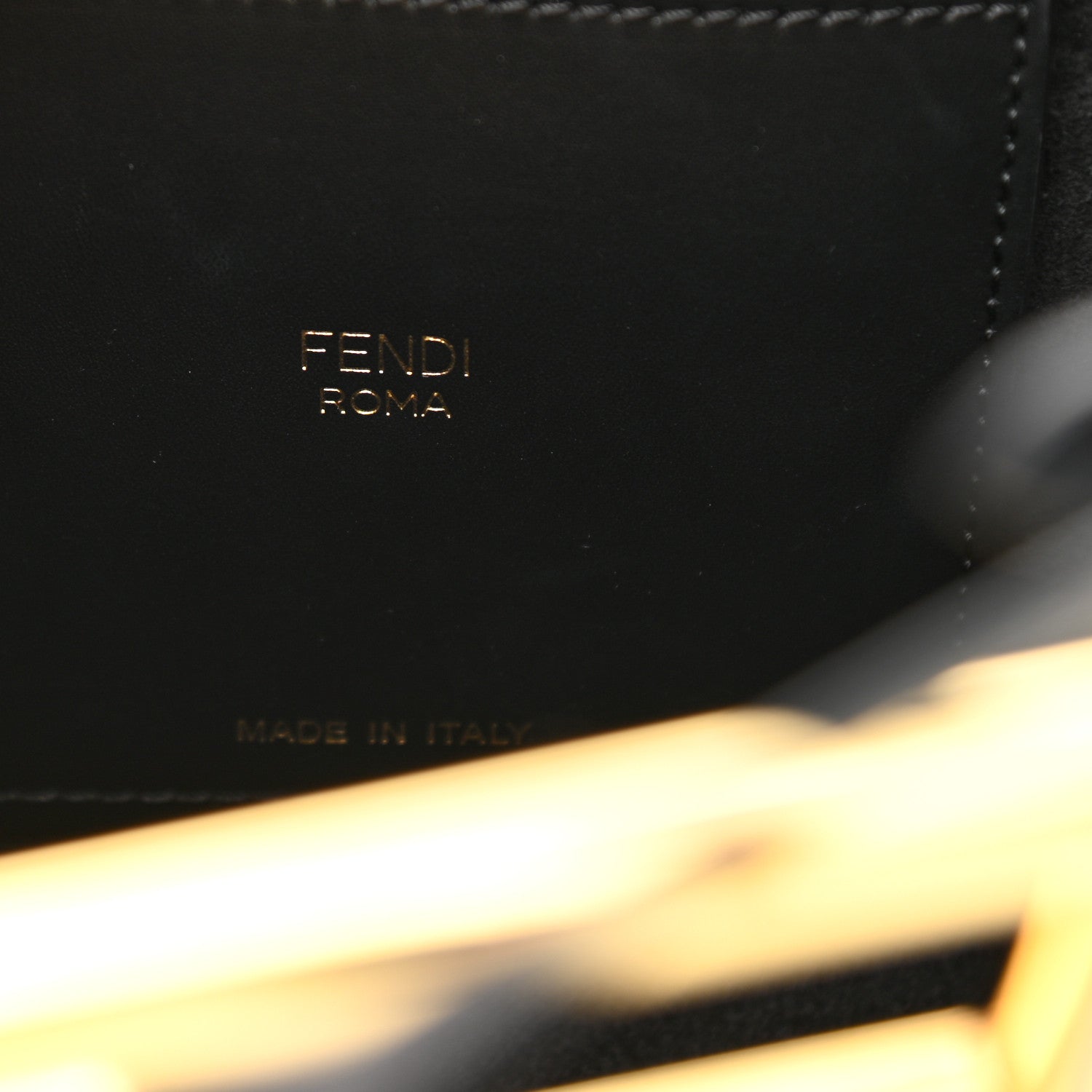 Fendi Vitello King Small Fendi Way Tote Black 9 of 11